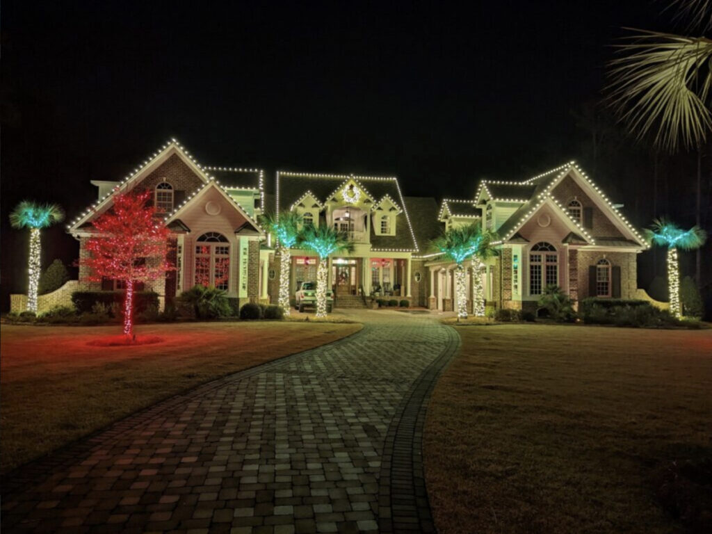 St. George Holiday lights Christmas Light Installation